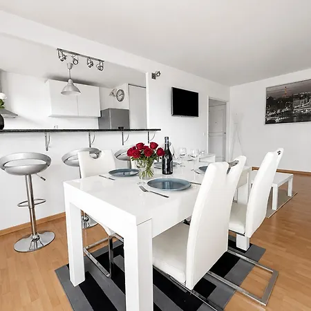 Porte De Paris, Spacieux T3, Terrasse Et Parking 公寓 *