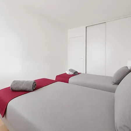 公寓 Porte De Paris, Spacieux T3, Terrasse Et Parking *